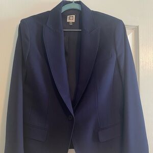 Anne Klein Single-Button Blazer